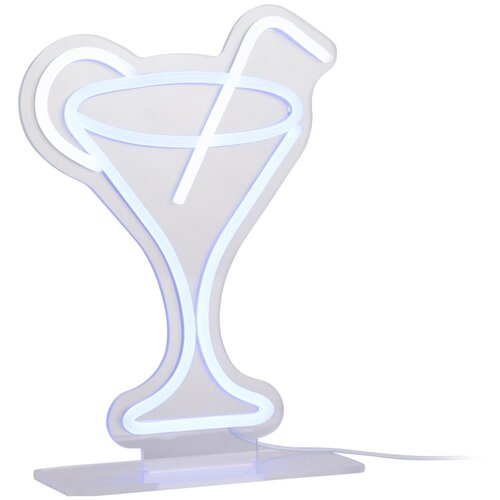 Leitmotiv Plava LED neonska lampa 5 W Cocktail – Cijene