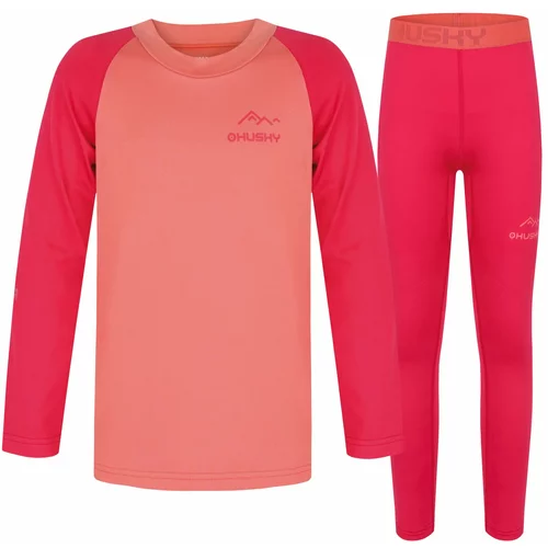 Husky Children's thermal underwear Active winter Tombo light orange/pink