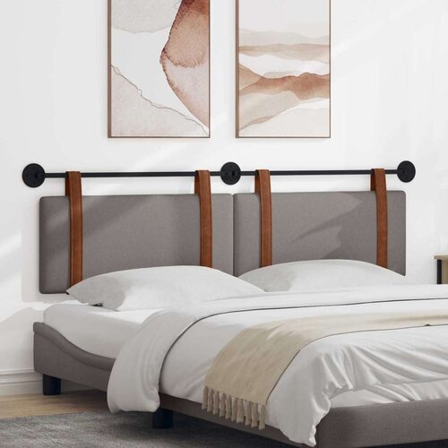  Držeće uzglavlje Zidne Sivo-smeđa 170 x 55 x 5 cm Antikni PU - Sivo-smeđa 160 cm bez LED Cijene