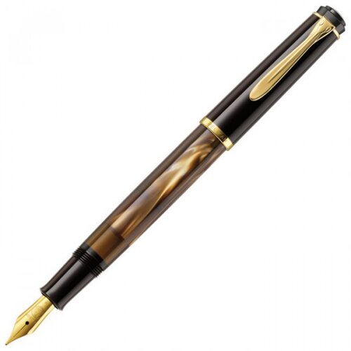 Pelikan nalivpero classic m200 (m) plus poklon kutija g5 808897 mermerno braon-crno Cene