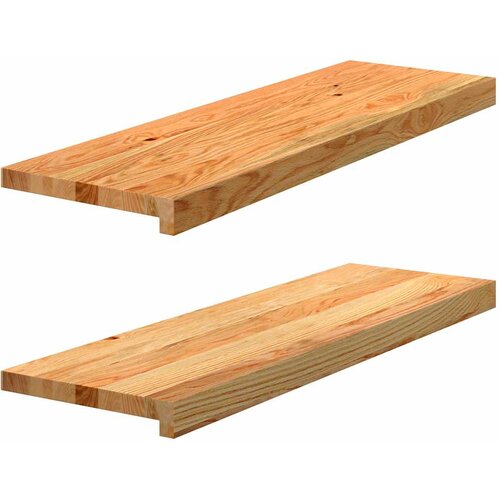  Prozorske klupice 2 kom svijetlosmeđe 80x30x2 cm masivne hrast Cijene