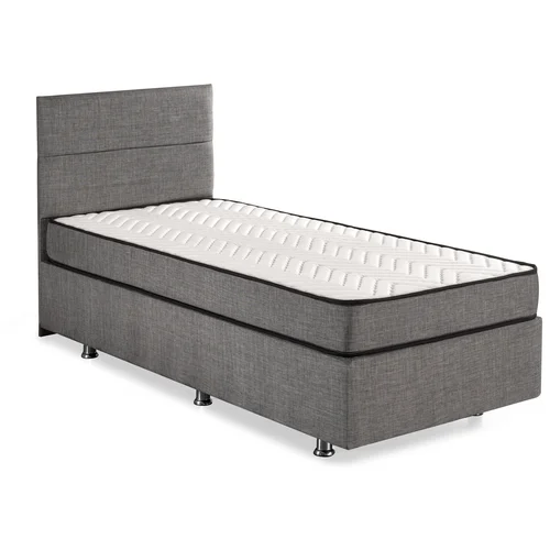 HANAH HOME Silver - Grey (120 x 200) boxspring postelja, (20974295)