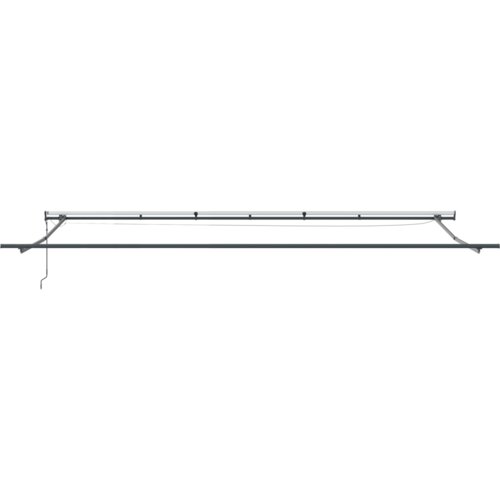 VidaXL Automatska uvlačna tenda s LED žutom i narančastom 600x300 cm Slike