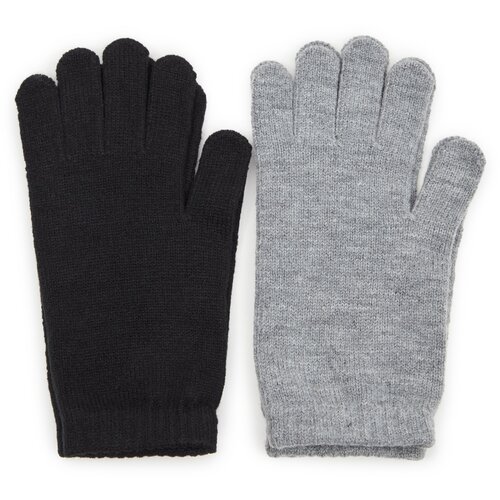 Orsay Black and grey women's gloves 2 pcs - Women's Cene