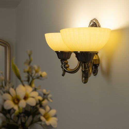  Brilagi - Zidna lampa CLASSIC 2xE27/60W/230V mesing Slike