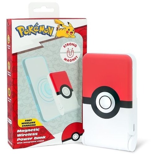 Pokemon magnetna brezžična polnilna baterija v obliki Pokeball žoge za mobilne naprave OTL Cene