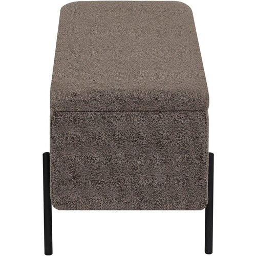 House Nordic Rjava klop iz tkanine boucl&amp;eacute; Watford &amp;ndash; Slike