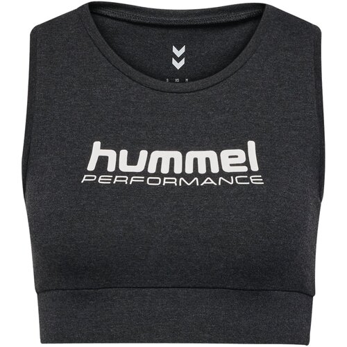 Hummel Ženski sportski top HMLPULSE Logo Light Support, Crni Slike