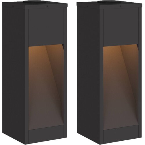  Solarna LED svjetiljka za stazu 2 pcs Crna Slike
