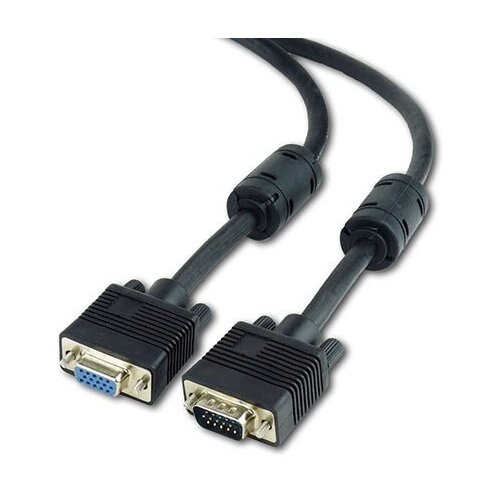  SVGA ext.kabl CC-PPVGAX-10M-B, 10m 15M-15F dual-shielded + 2xFerr, GEMBIRD Cene