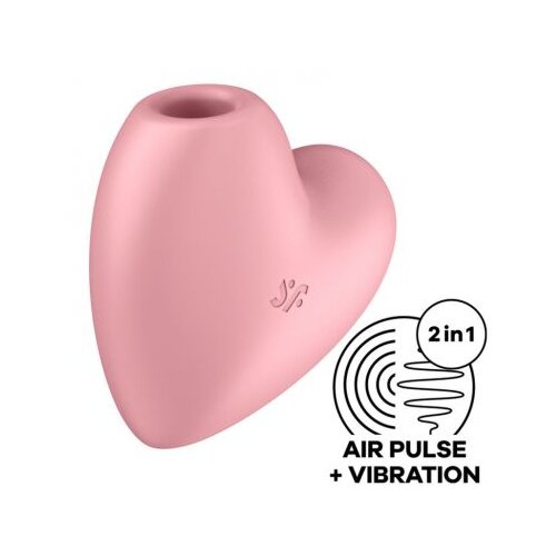 Satisfyer Stimulator Cutie Heart roza Cene