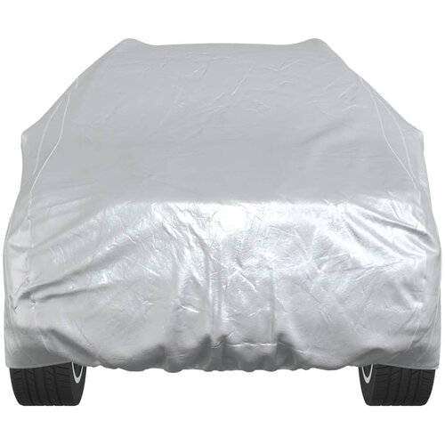  Automobilska navlaka za cijeli SUV s trakama srebrna L PEVA Slike