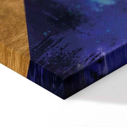  Slika - Golden Geometry (1 Part) Wide 30x20 Slike