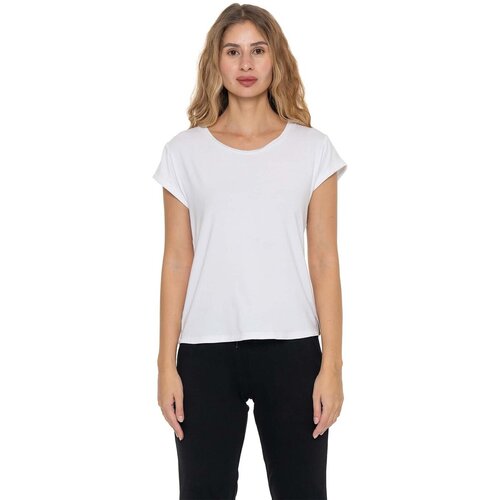 Leone 1947 Majice & Polo majice Woman T-Shirt Short Sleeves Active Gold Bela Cene