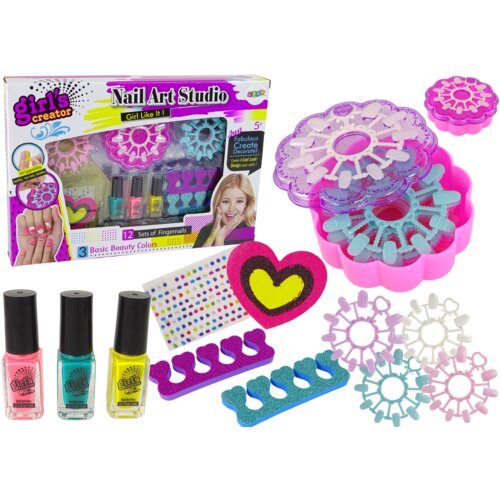  Nail Styling Set for Little Ladies Nail Art Studio Slike