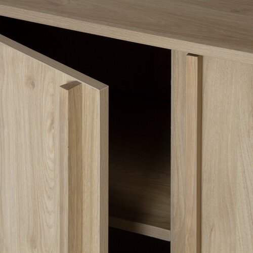 Marckeric Komoda u dekoru hrasta u prirodnoj boji 180x80x40 cm Luc &amp;ndash; Slike