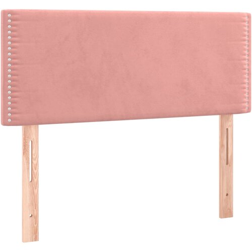 Maison Chic posteljno vzglavje - vzglavna omarica - nočna omarica roza 100x5x78/88 cm žamet, (21705893) Slike