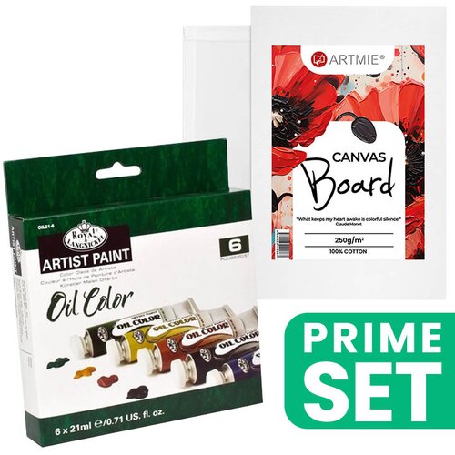 Artmie set uljanih boja i platna Slike
