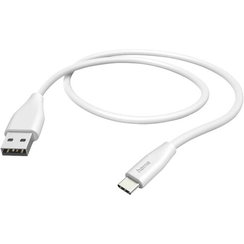 Hama USB polnilni kabel USB 2.0 USB-A vtič\, USB-C&reg; vtič 1.50 m bela 00201596, (20614399) Cene