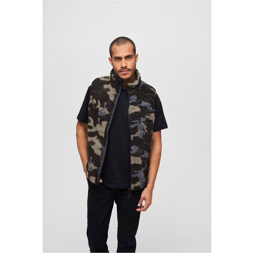 Brandit Men&amp;#039;s Teddyfleece Vest Darkcamo Slike