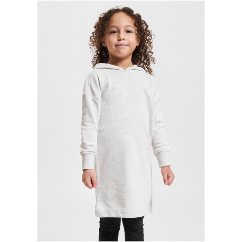 Urban Classics Girls&amp;#039; oversized terry dress with a hood - light gray Slike