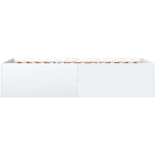  Okvir kreveta za pod Bijela 80 x 200 cm Konstruirano drvo Slike