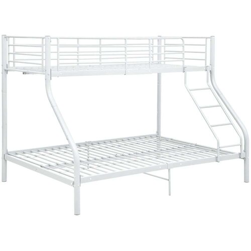 VidaXL posteljni okvir pograd bel kovinski 140x200/90x200 cm Slike