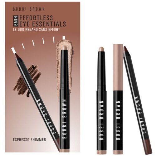 Bobbi Brown Holiday Effortless Eye Essentials poklon set nijansa Espresso Shimmer Slike