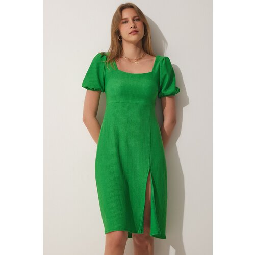 Happiness İstanbul Dress - Green - Wrapover Slike