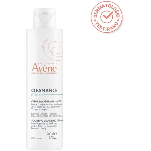 Avene Av&egrave;ne Cleanance Hydra Umirujuća Krema za Či&scaron;ćenje Lica 200 ml Cijene
