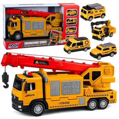  Kamion s dizalicom i transporterom vozila pali se žuto Cijene
