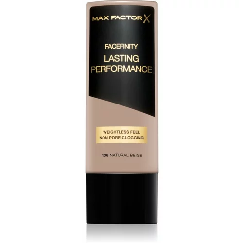 Max Factor Facefinity Lasting Performance tekoči puder za dolgoobstojen učinek odtenek 106 Natural Beige 35 ml