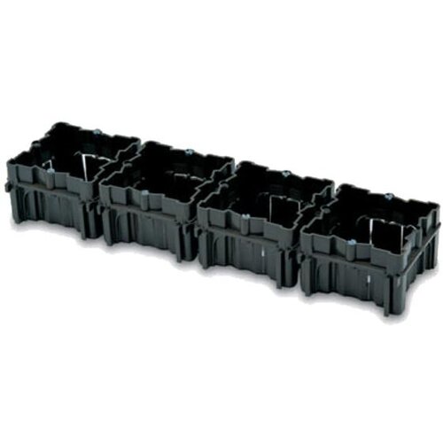Famatel razvodna kutija podžbuk 66x66mm, Crna Slike