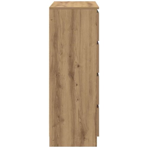VidaXL Komoda boja hrasta artisan 80x35x99 cm konstruirano drvo Slike