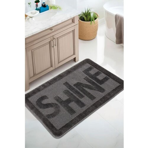 Shine anthracite anthracite bathmat Cene