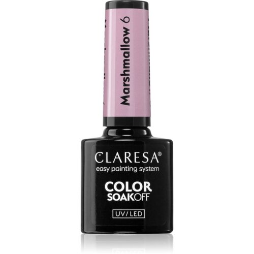 Claresa SoakOff UV/LED Color Marshmallow gel lak za nohte odtenek 6 5 g Cene