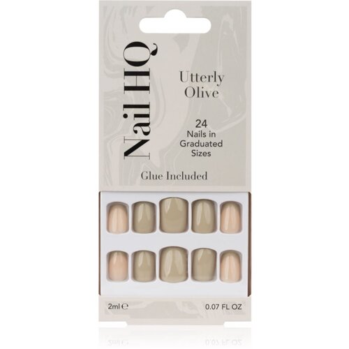 Nail HQ Square Umjetni nokti Utterly Olive 24 kom Cene