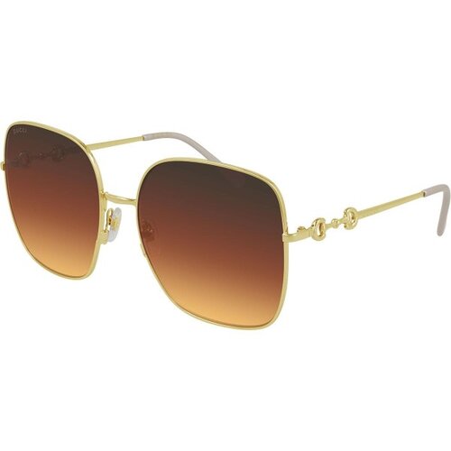 Gucci GG0879S 004 Polarized ONE SIZE (61) Zlata/Rjava Slike