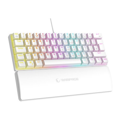 Rampage Tastatura gaming RAMPAGE PLOWER K60 White US... Cene