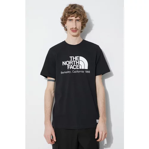 The North Face Bombažna kratka majica M Berkeley California S/S Tee moška, črna barva, NF0A87U5JK31