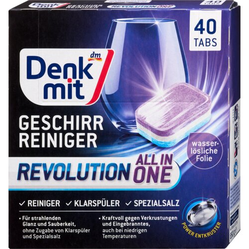Denkmit MULTI-POWER REVOLUTION tablete za mašinsko pranje posuđa 40 kom Cene