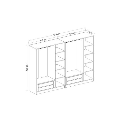 Hanah home ormar kale - 3807 Slike