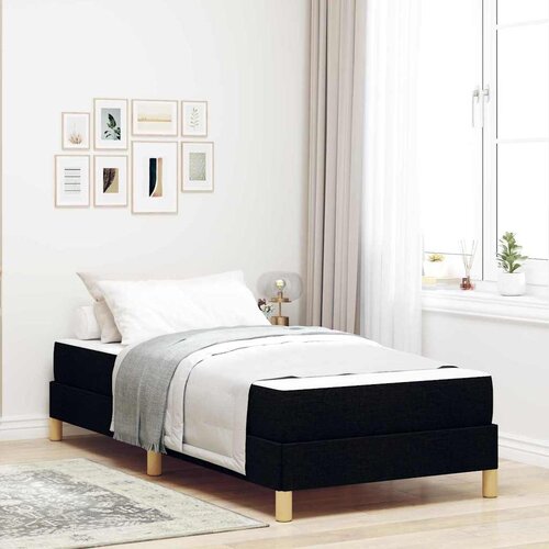 vidaXL Krevet s opruga kutije Crna, smeđa 80 x 200 cm Cene