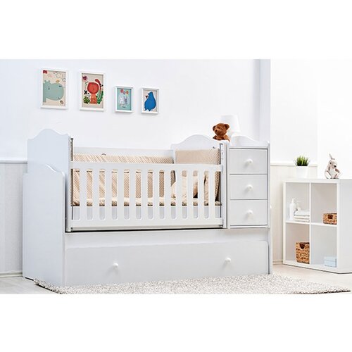Belis &amp;#039;&amp;#039;NOVA&amp;#039;&amp;#039; 5u1 krevetac za bebe beli TR-5459 Slike