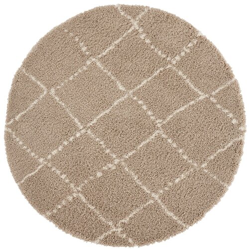 Mint Rugs smeđi tepih metvice rugs hash, ⌀ 120 cm Slike