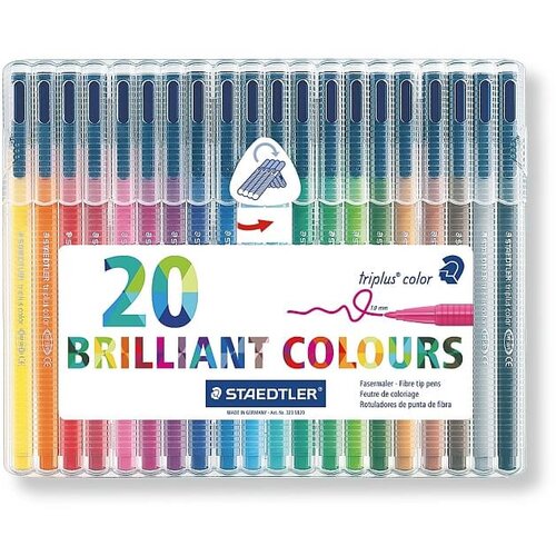 Staedtler Flomastri Noris Club Triplus, 20 kosov Slike