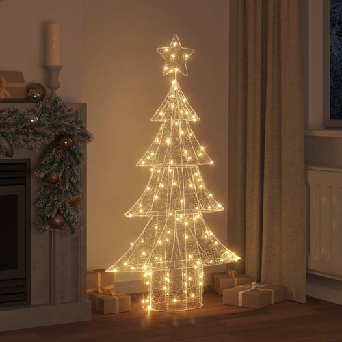  Božićno drvce s 160 LED svjetlima Topla bijela 150 cm Akril Slike