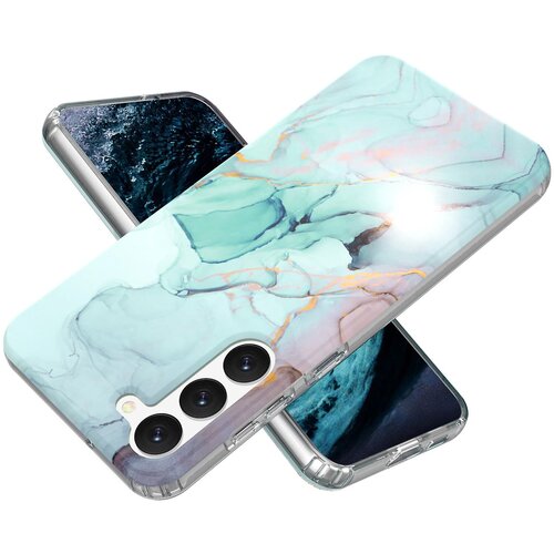 INORCO Za Samsung Galaxy S23+ GW18 IMD hrbtni pokrovček za mobilni telefon PC+TPU etui za telefon z vzorcem marmorja, (22033096) Slike