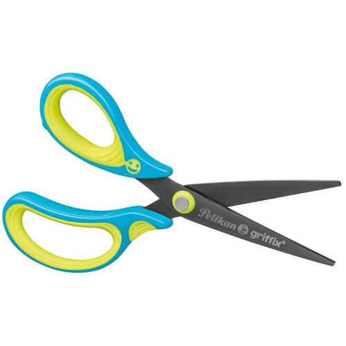 Pelikan &amp;Scaron;karje Griffix z ergonomskim ročajem L 15 cm, neon modre Slike
