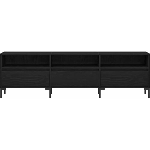  ormar 150 x 30 x 44,5 cm Crni hrast Konstruirano drvo Slike